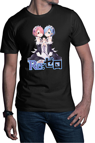 OEM Tricou barbati Re Zero REM RAM Sisters Maiden Light Novel Cosplay Weapon