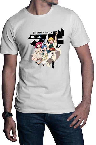 OEM Tricou barbati Magi The Labyrinth of Magic Djin Group Jump