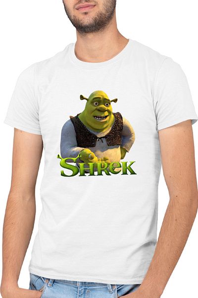 OEM Men's T-shirt Shrek Logo Monster Orc Medieval