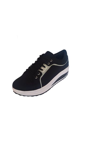 shumee Teniși Fit Walk cu talpă Cradle, negri, 39