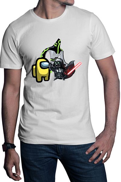 OEM Tricou barbati Ben 10 Among Us Crew Member Darth Vader Immortality Chibi