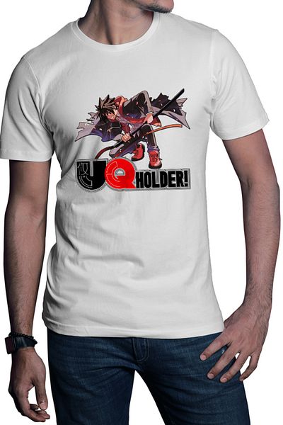 OEM Men's T-shirt UQ Holder Touta Samurai Katana Jump Fight Japan