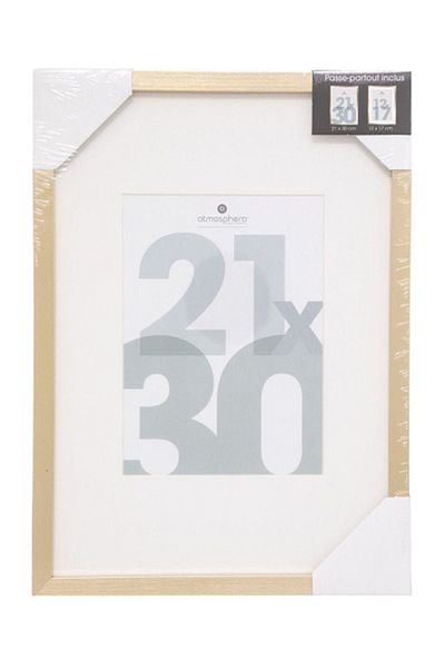 Atmosphera Manu Sturdy High Quality Rectangular Decorative Photo Frame 21 x 30cm