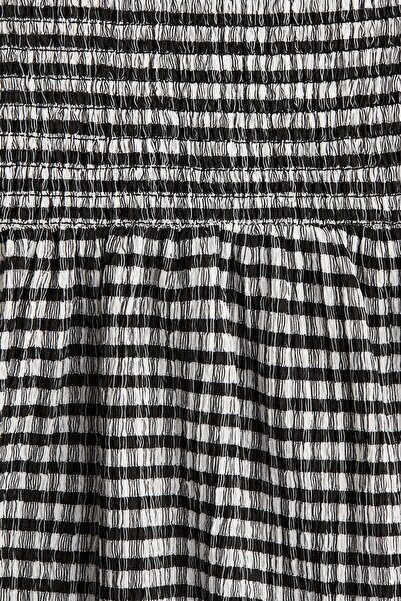 H&M Büzgülü ve Askılı Üst