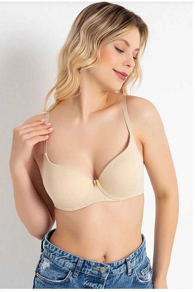 serralife Γυναικείο σουτιέν με επένδυση Skin Push Up Underwire Sponge Daily Sports Use Supported Basic