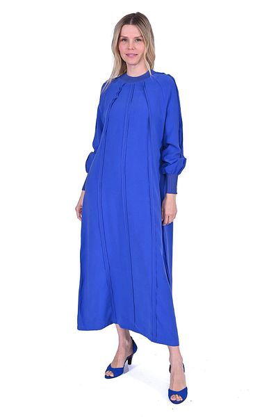 Invee Baby Piping Dress Sax