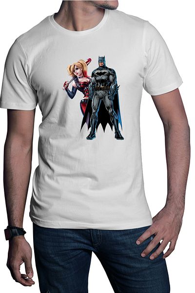 OEM Men's T-shirt Batman Harley Quinn Joker Margot Bad Girl