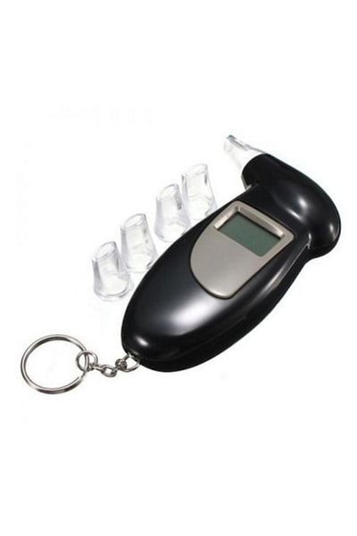 iZowe Digital Alcohol Tester with LCD Display, 5 Mouthpieces Included