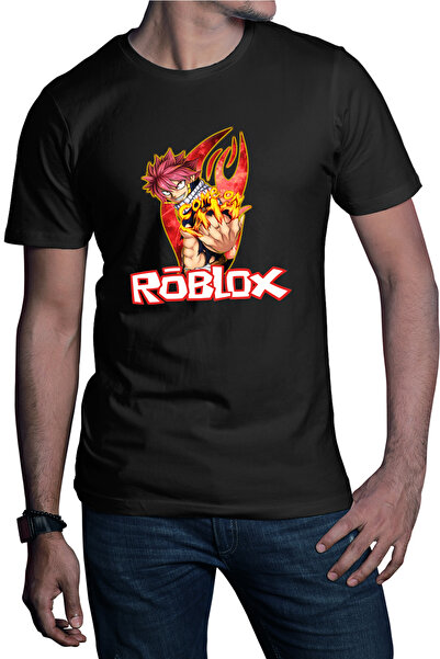 OEM Tricou barbati Fairy Tail Natsu Roblox Studio Creator
