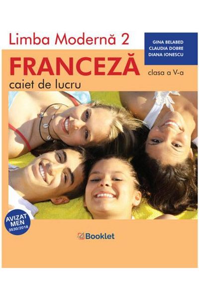Editura Booklet Limba moderna 2 - Franceza. Caiet de lucru clasa a