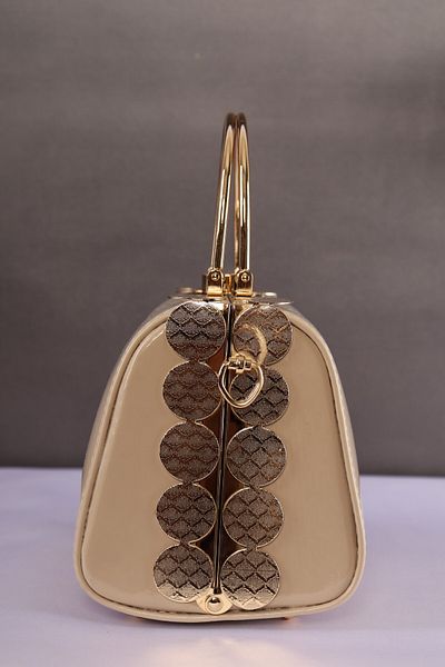 weem bag Elysara Eb0170 |   Stylish Portfolio Bag with Patent Leather Double Metal Handles