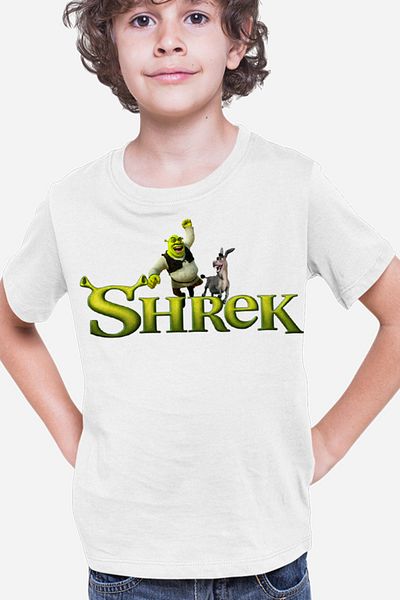 OEM Tricou copii Shrek Logo Donkey Funny Action Comedy