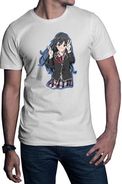 OEM Tricou barbati OreGairu Yukino Yukinoshita Wind Kuundere Manga