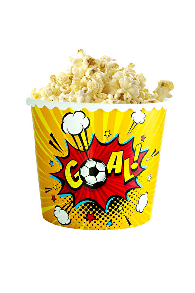 Herevin 2.3 Litre Goal-Themed Popcorn and Chips Snack Bowl Polypropylene (PP) Large Serving Bowl