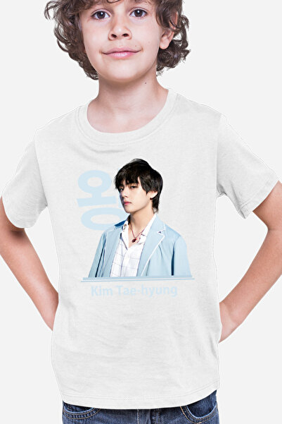 OEM Παιδικό μπλουζάκι BTS V Tae Hyung King Vocals Heart Korean Model