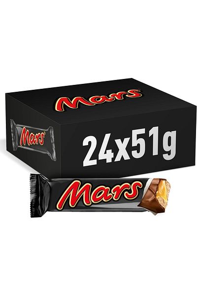 Mars Mars Chocolate Bar, 24 x 51g - (Carton)