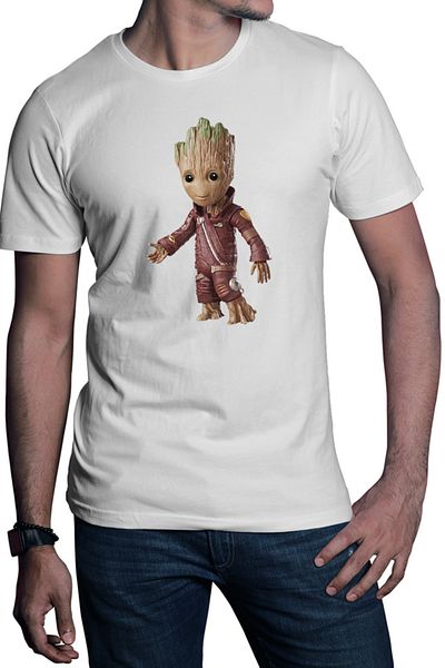 OEM Men's T-shirt Baby Groot Small Plant Marvel Universe Superheroes