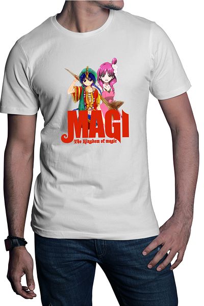 OEM Men's T-shirt Magi The Labyrinth of Magic Morgiana Alladin Party Costume