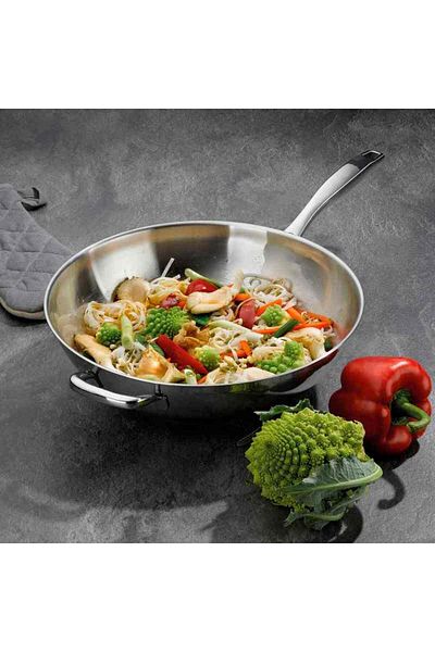 Berlinger Haus Flavoria stainless steel wok 32 cm