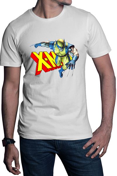 OEM Tricou barbati Wolverine X-Men Logo Superpower Hero