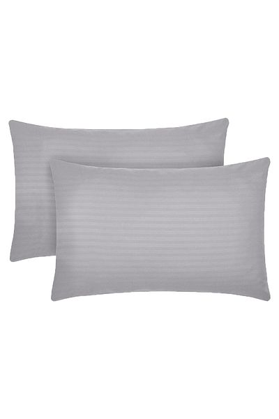 Five Store Set of 2 damask pillowcases, density 130 g/sqm, Grey, 50/70cm