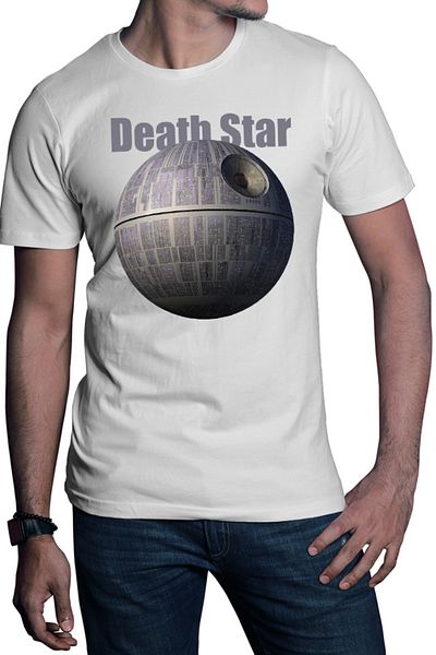 OEM Tricou barbati Star Wars Death Star Planet Bad Alien Species