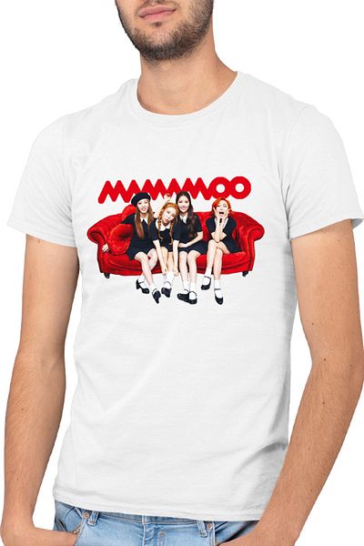 OEM Men's T-shirt Mamamoo Sofa Student Concept Photo Idol K-Pop