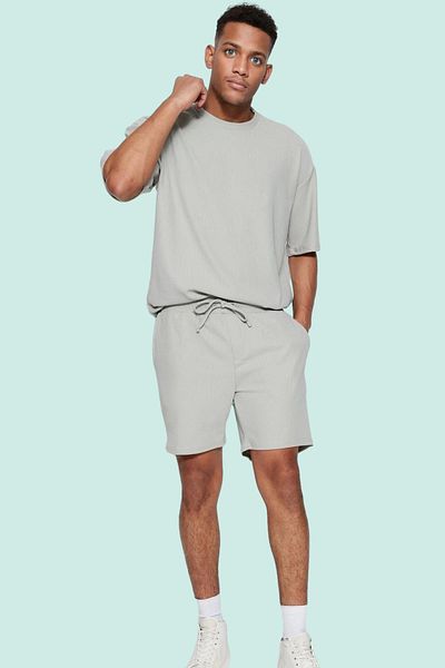 PayBuy Men's Short Length Ottoman Woven Shorts Comfortable Fit Indispensable for Daily Use in Summer