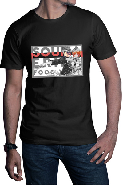 OEM Tricou barbati Food Wars Souma Erina Manga Knife Anime Rosub