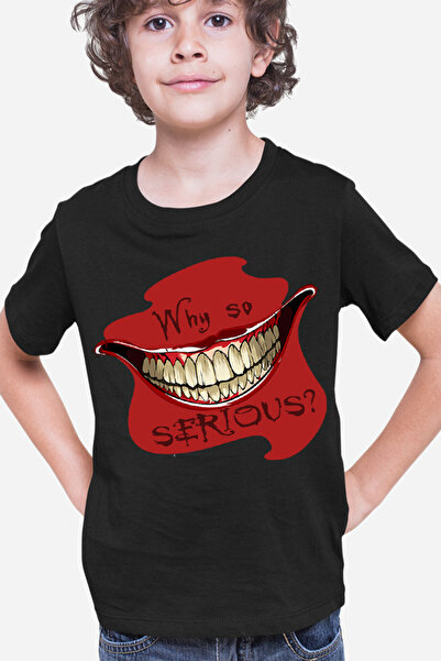 OEM Tricou copii Joker Why Serious Smile Horror