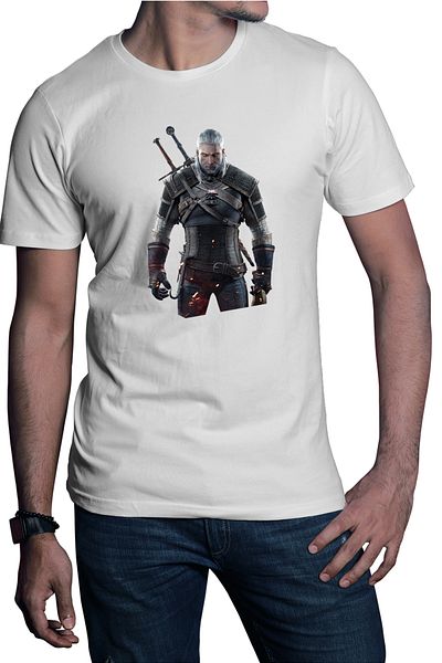 OEM Tricou barbati The Witcher Geralt of Rivia Andrzej Sapkowski Game
