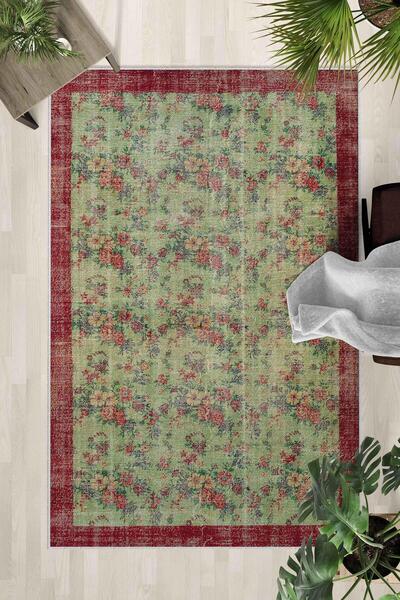 Monnhein Covor lavabil cu bază anti-alunecare – Covor modern cu imprimare dig...