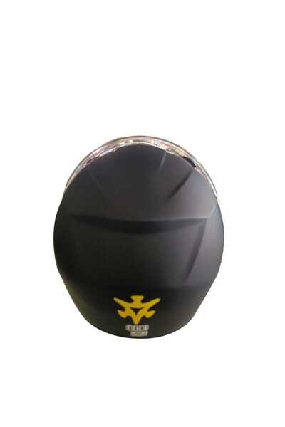 Ece GÜNEŞ VİZÖRLÜ AÇIK MOTOSİKLET KASKI (MAT SİYAH)