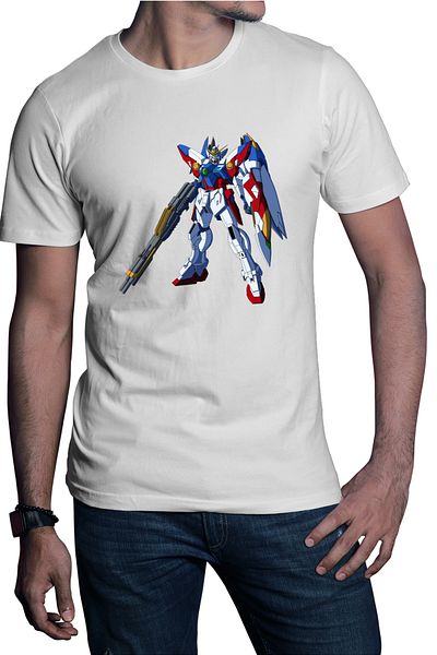 OEM Men's T-shirt Wing Colorful Massive Robot