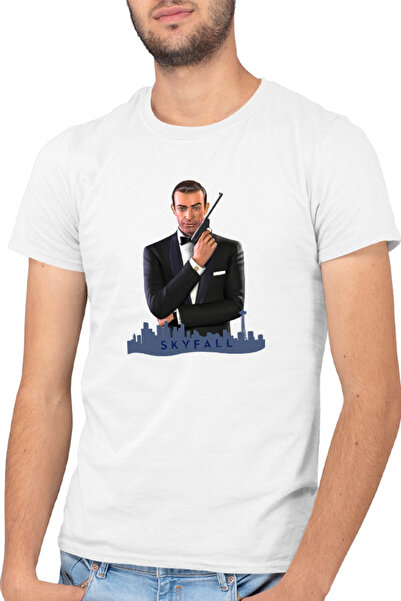 OEM Ανδρικό T-shirt James Bond Skyfall Movie Cool British Spy