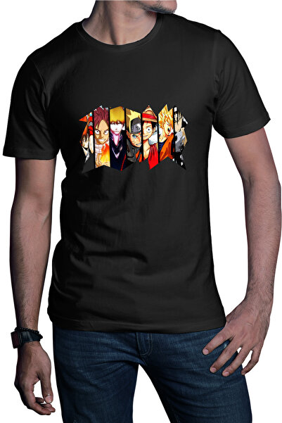OEM Tricou barbati Fairy Tail Naruto Bleach One Piece
