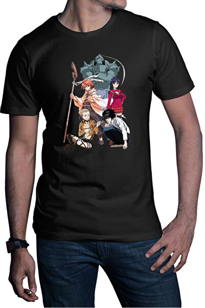 OEM Tricou barbati UQ Holder Negi Orte Connie Attack on Titan Death Note