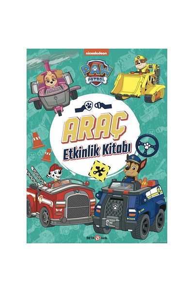 TOYFEST Paw Patrol Vehicle Activity Book