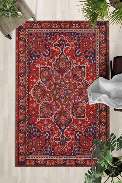 Monnhein Covor lavabil cu bază anti-alunecare – Covor modern cu imprimare dig...