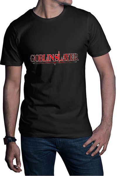 OEM Tricou barbati Goblin Slayer Logo Kumo Kagyu Light Novel Anime Manga