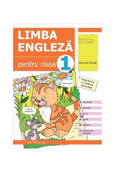 ELICART English for Grade 1. Workbook, Marinela D