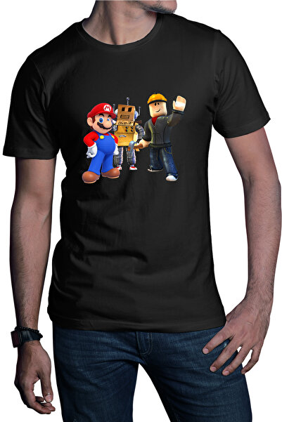 OEM Tricou barbati Roblox Mario Video Game Robox Play