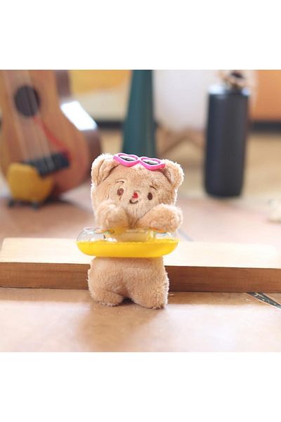 Fivy Sea simit plush teddy bear keychain 1 piece