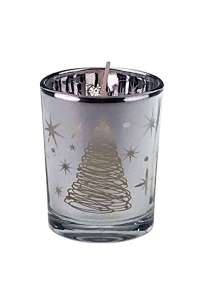 OEM Lumânare de Crăciun cu suport de sticlă