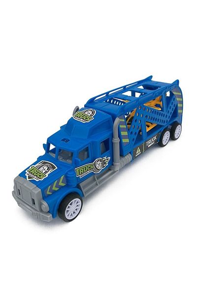 OEM Mașină albastră care transportă elicoptere, 25x7 cm