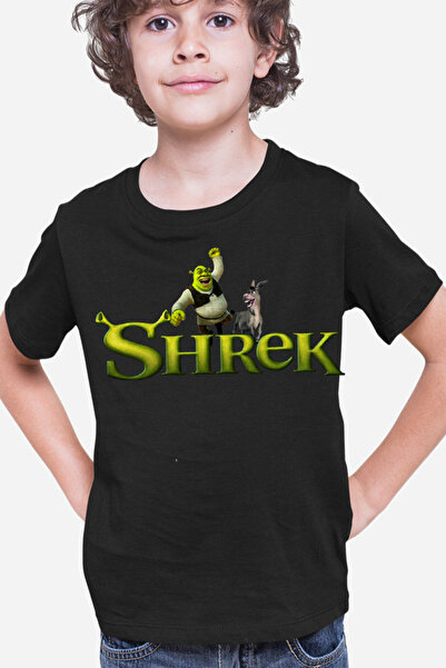 OEM Shrek Logo Donkey Αστείο Τ-shirt για παιδιά με κωμική δράση