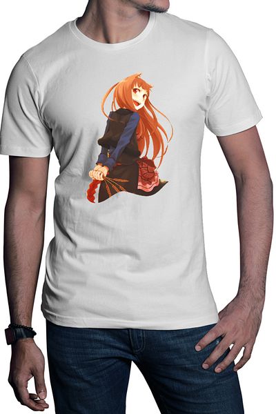 OEM Spice And Wolf Holo Naruto Songoku Men's T-shirt