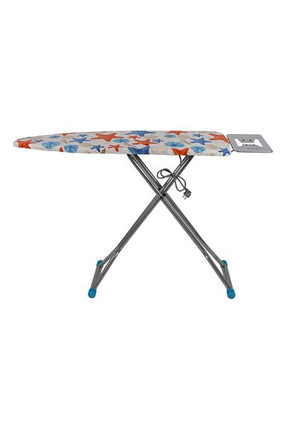 Zilan Ironing board with metal frame and socket, grigio ZLN2043