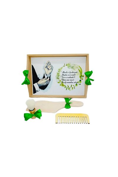 OEM Groom's cooking set, personalized, consisting of 4 pieces