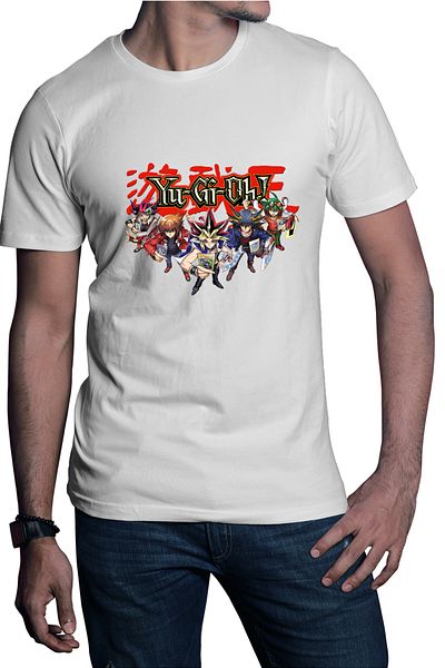OEM Men's T-shirt Yu Gi Oh Yusei Fudo Jaden All Dream Team